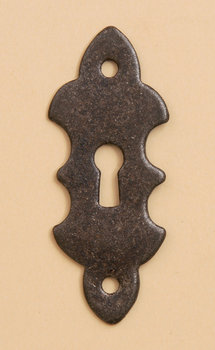 Schlüsselschild Nr. 262 RA, Oberfläche in Rost Antik.