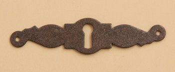 Schlüsselschild Nr. 263 RA, Oberfläche in Rost Antik.