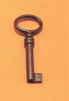 Großer alter Messing Schlüssel vintage massiver Schlüssel zum - .de